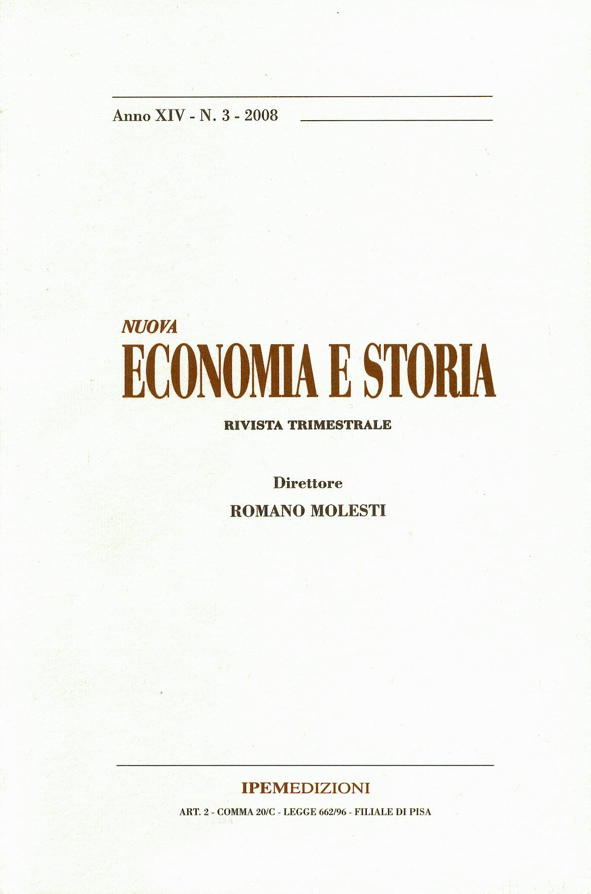 Nuova Economia e Storia